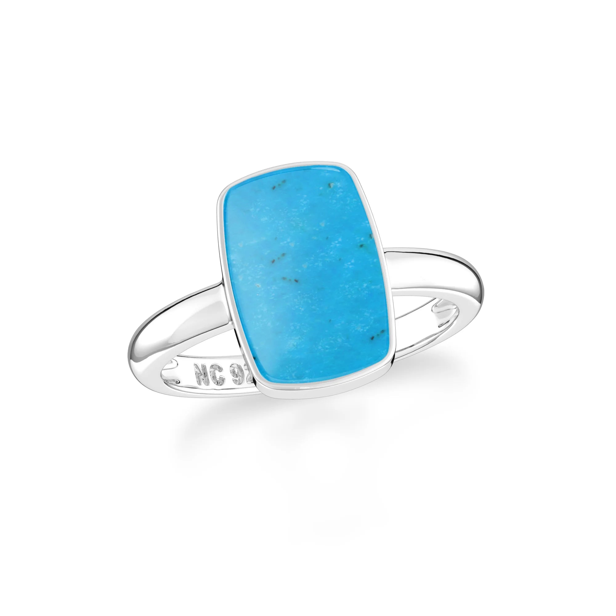 turquoise bezel-set ring