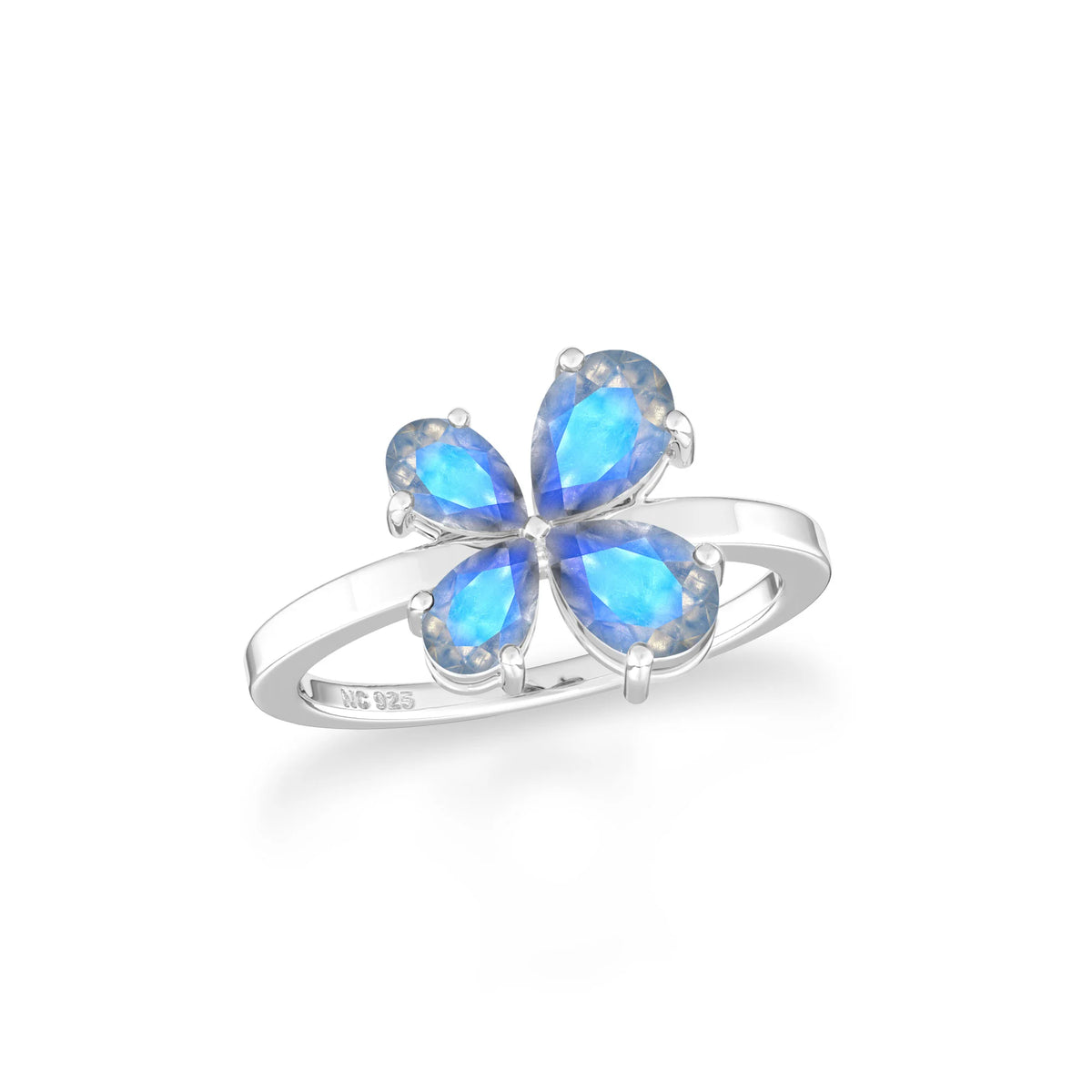 labradorite prong-set ring