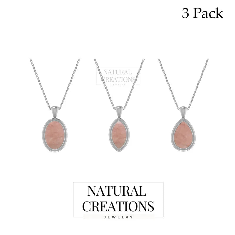 rose quartz pendant