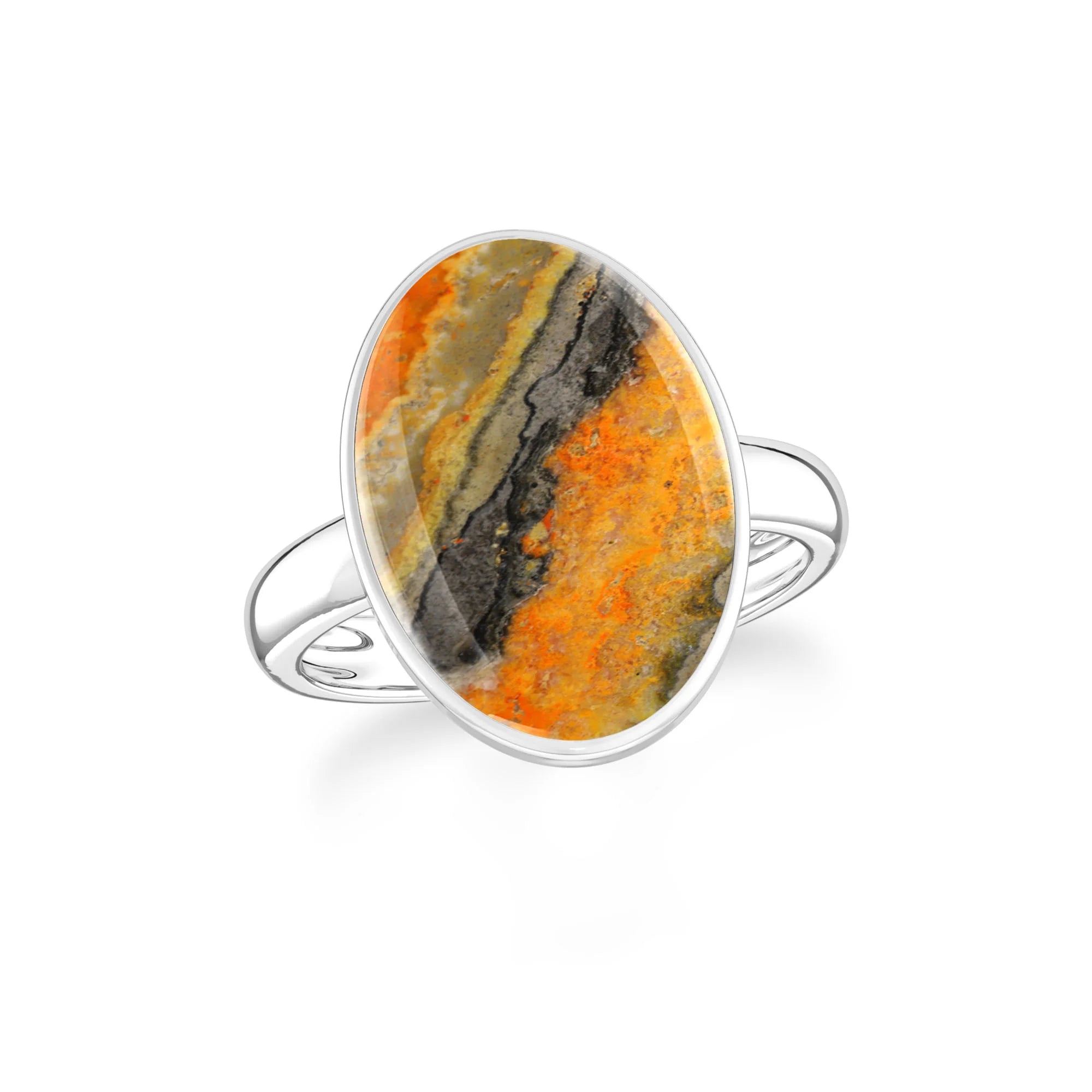 bumble-bee bezel-set ring