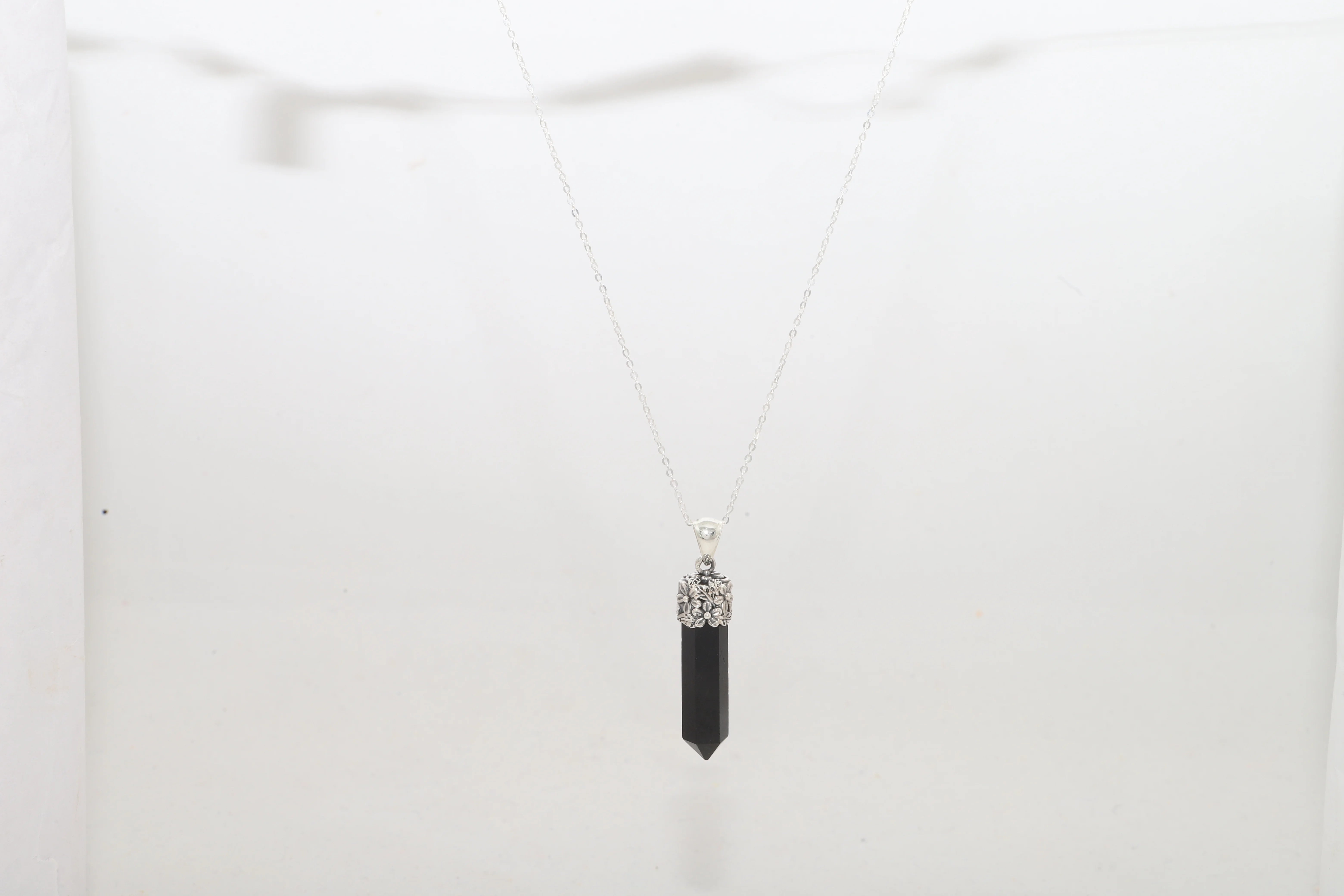 black tourmaline pendant