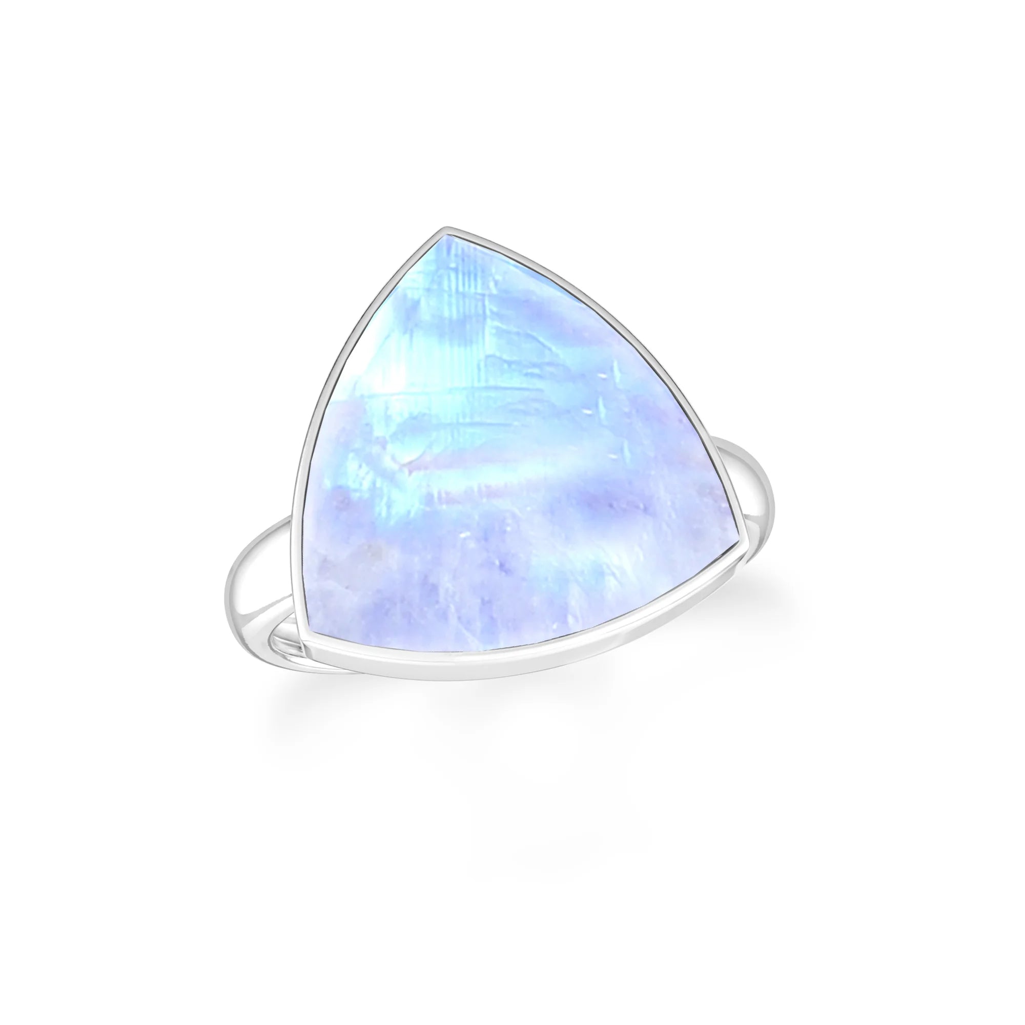purple-moonstone bezel-set ring