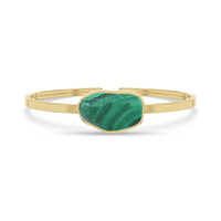 malachite rough bracelet