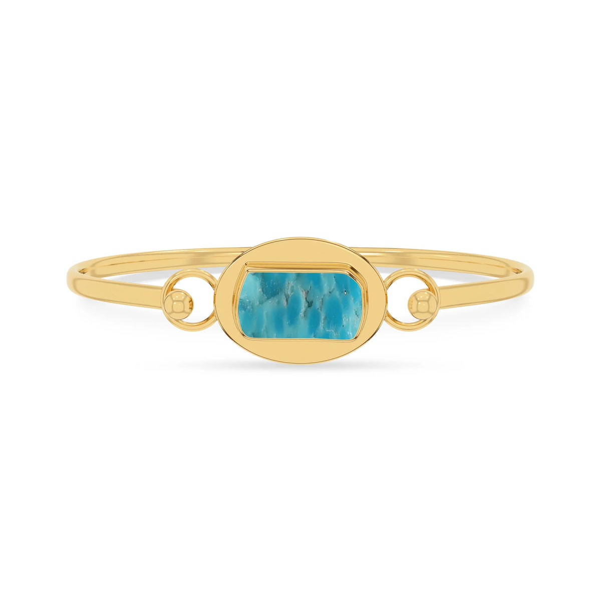 turquoise rough bracelet