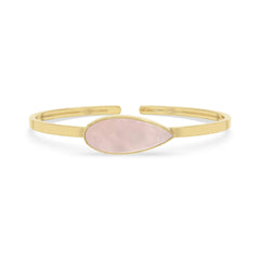 rose quartz rough bracelet