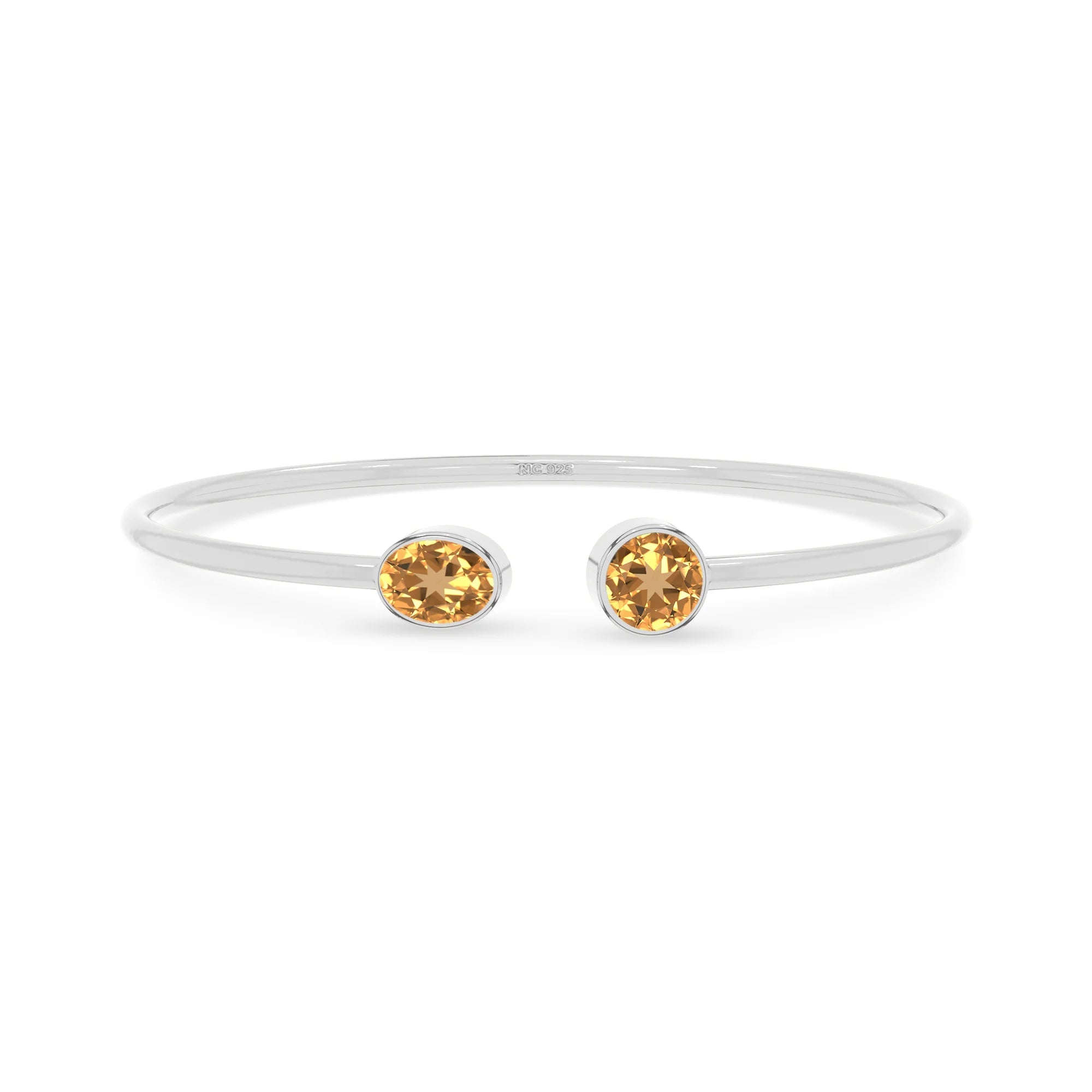 citrine cut bracelet