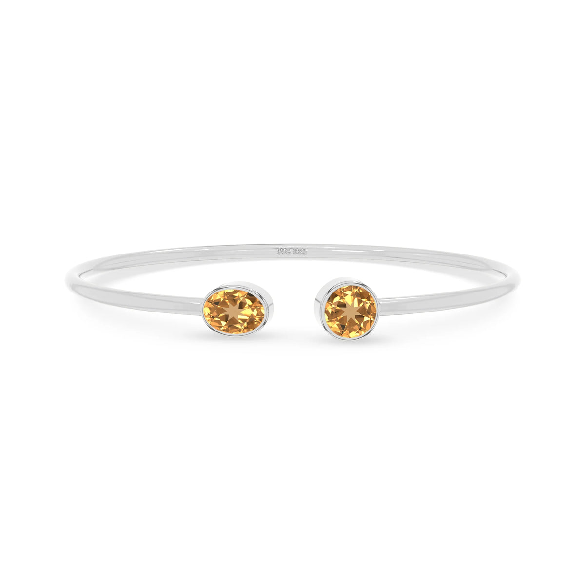 citrine cut bracelet