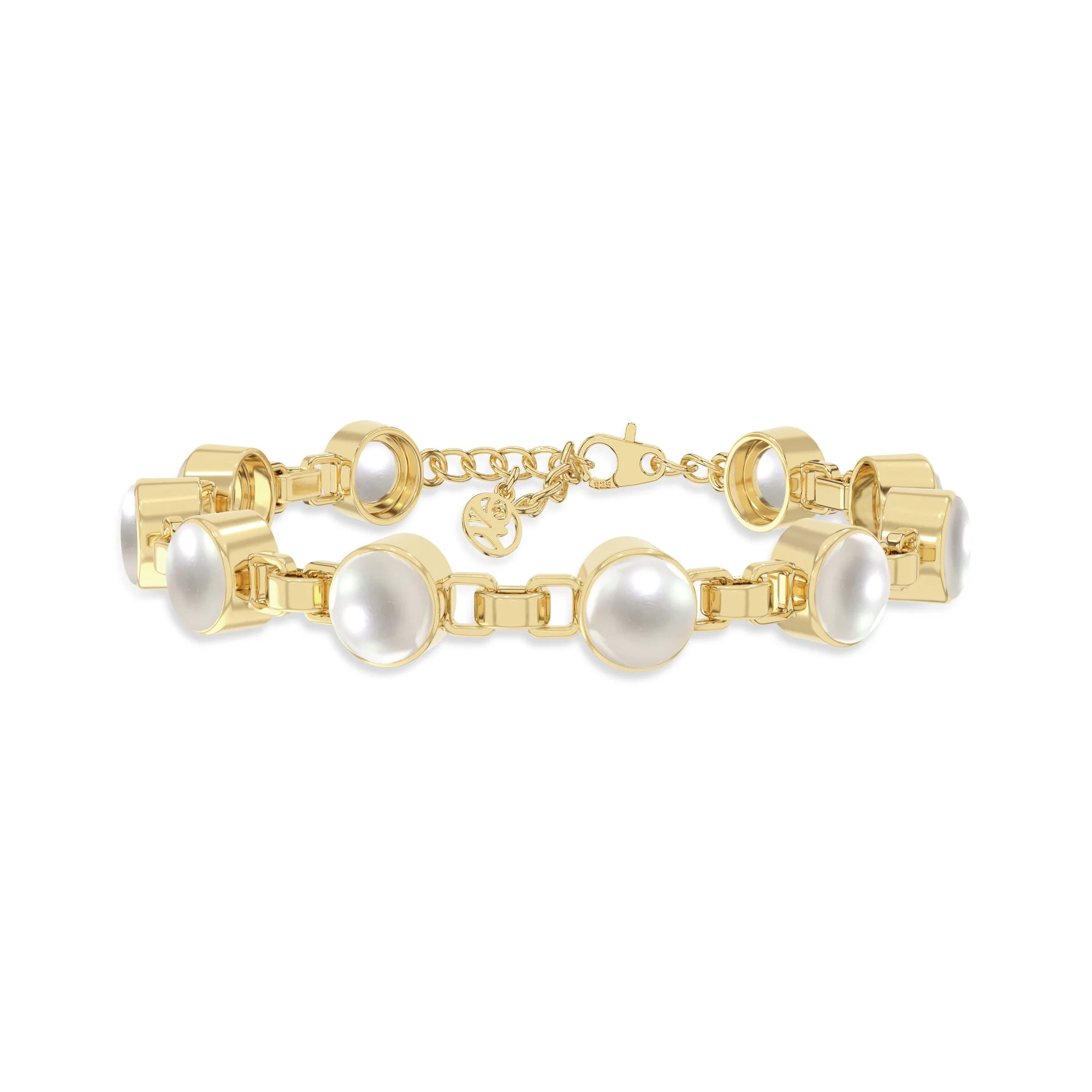 pearl chain bracelet