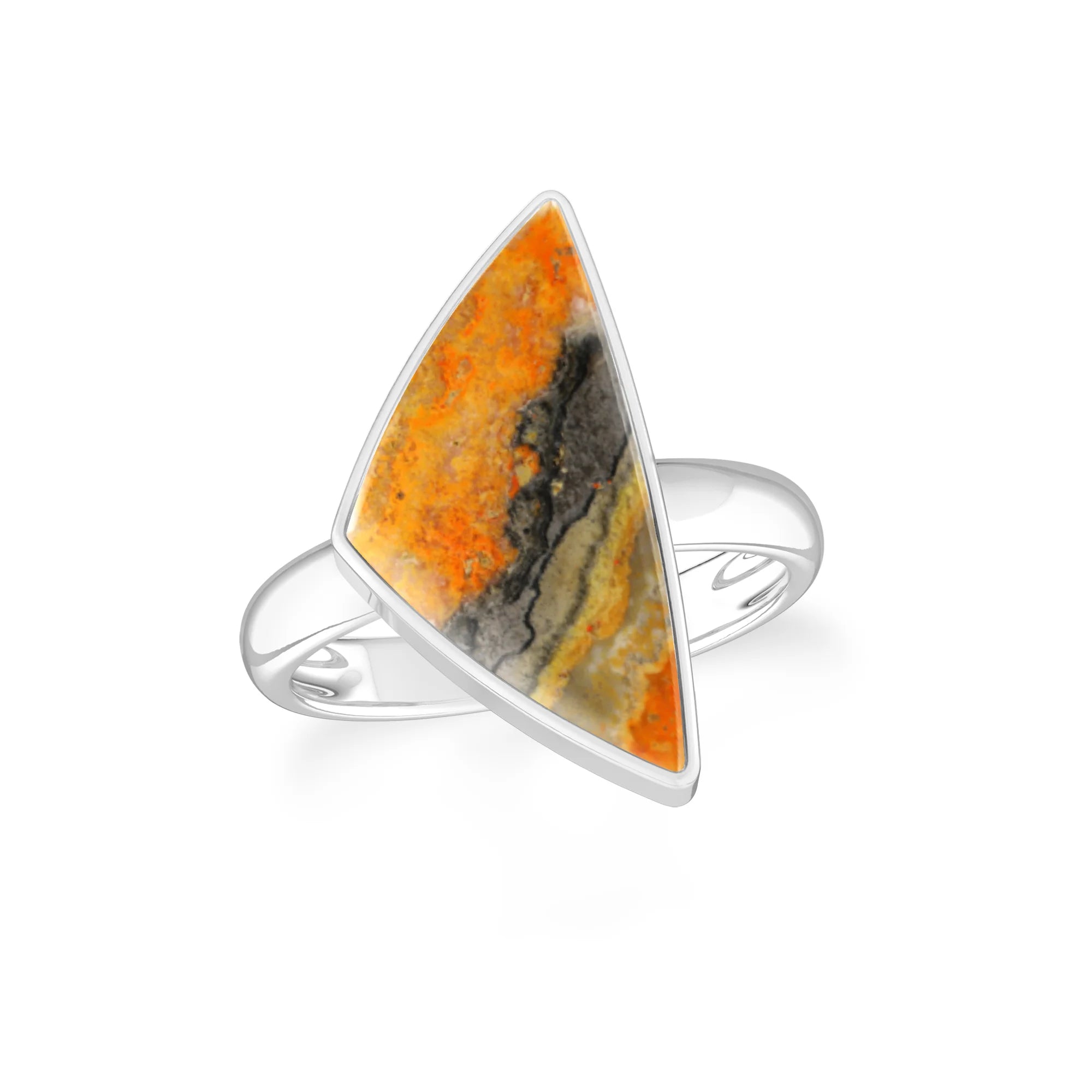 bumble-bee bezel-set ring