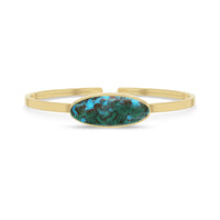 chrysocolla rough bracelet