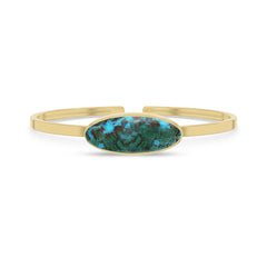 chrysocolla rough bracelet