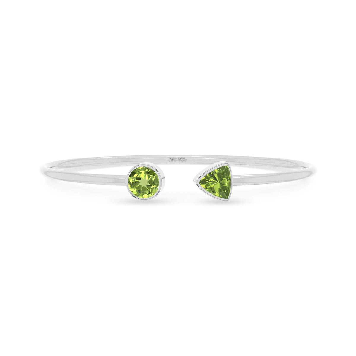 peridot cut bracelet