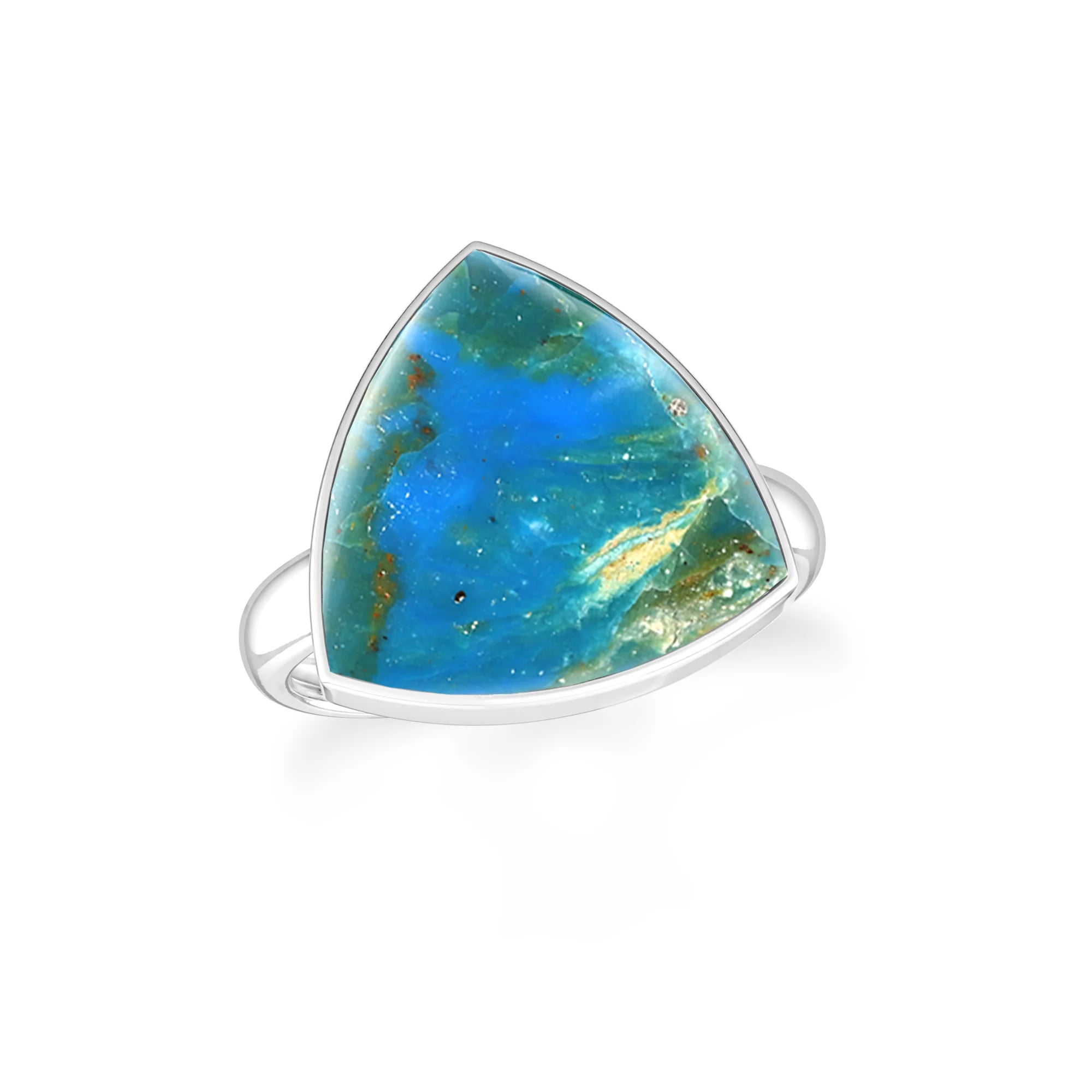 peruvian-opal bezel-set ring