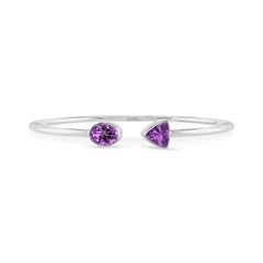 amethyst cut bracelet