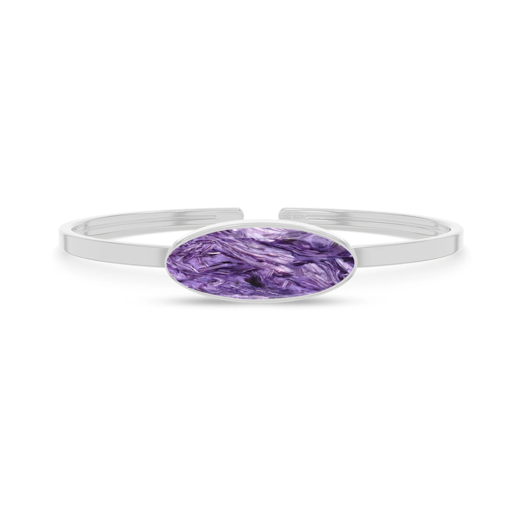 charoite rough bracelet