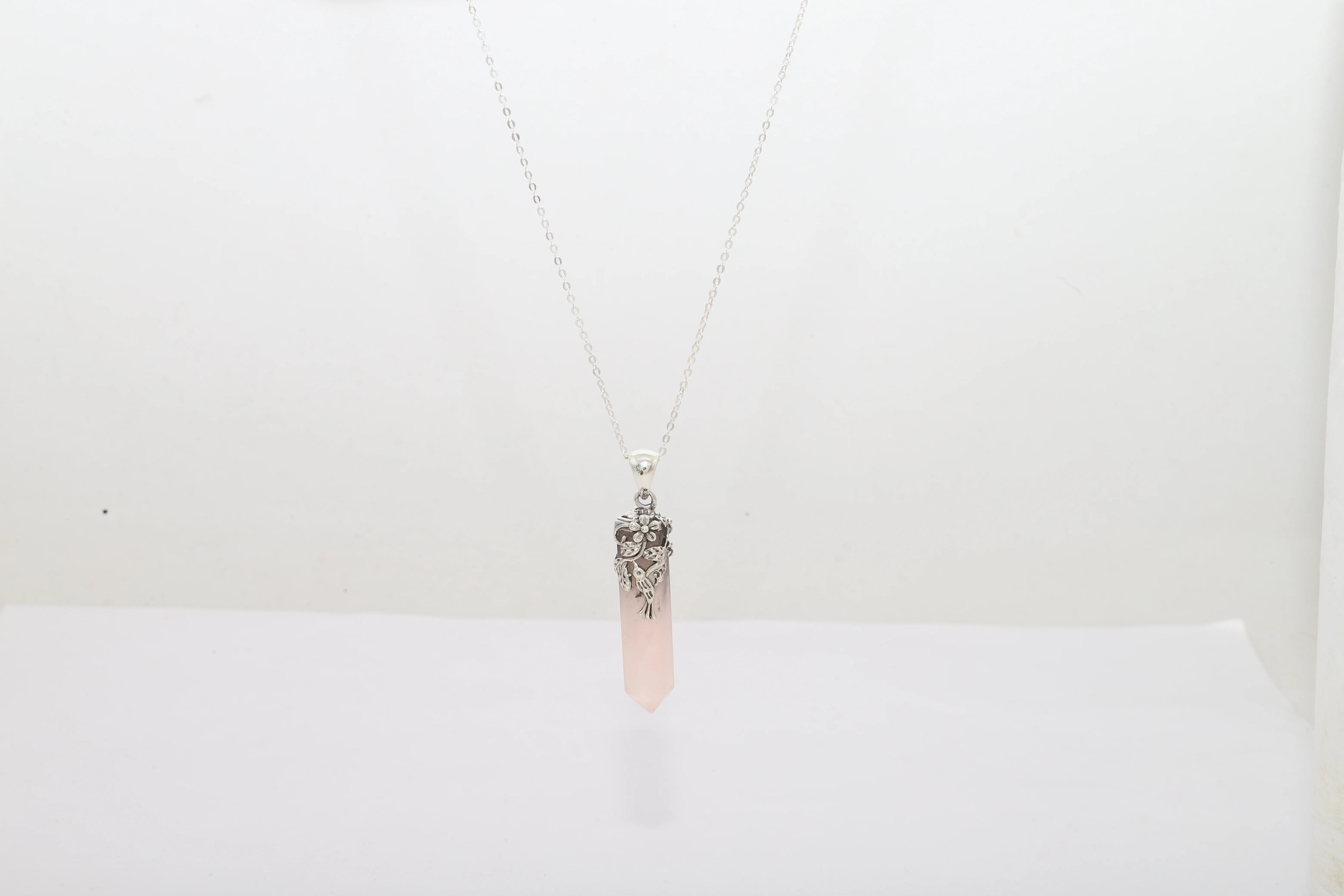 rose quartz pendant
