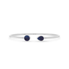 titanium druzy blue cab bracelet