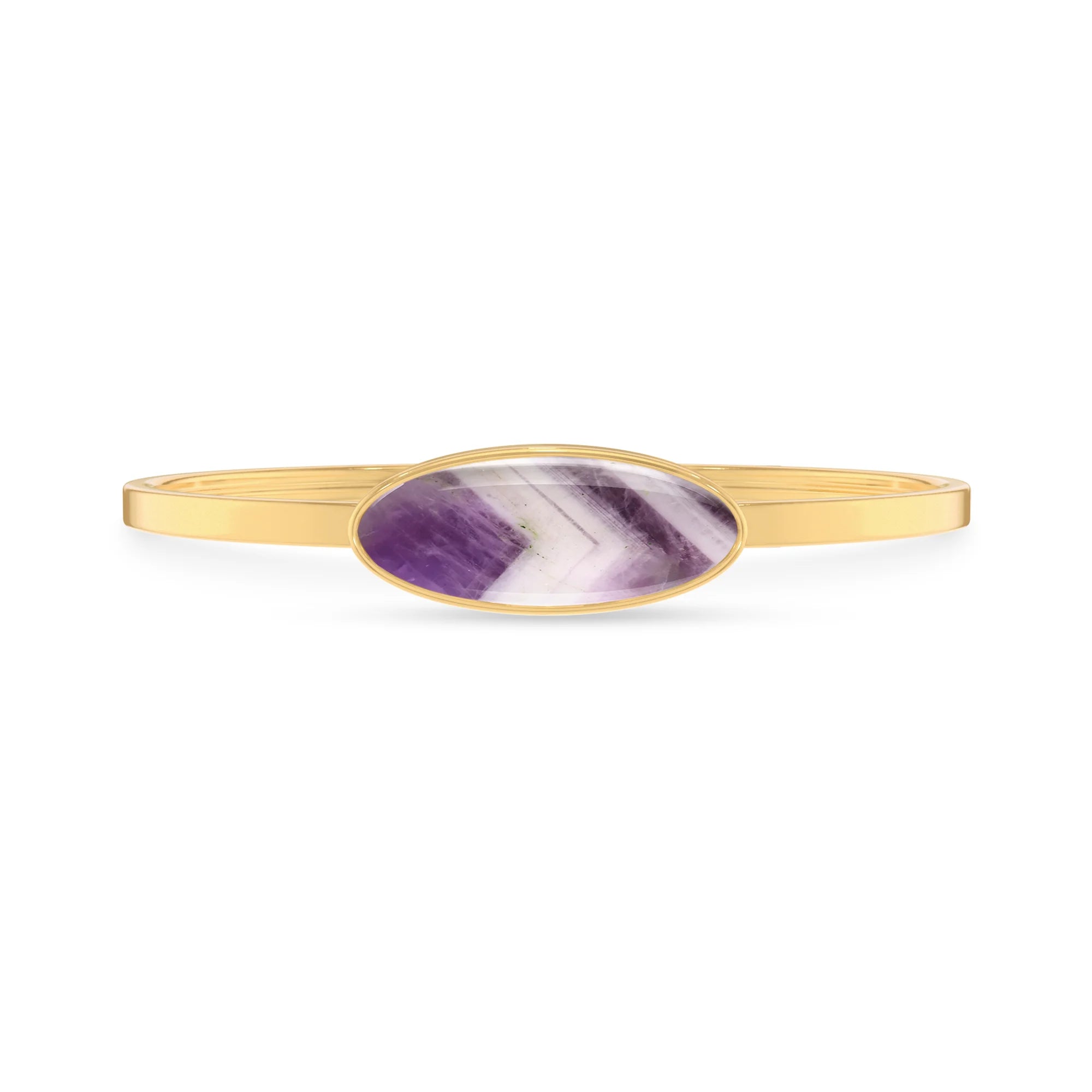 chevron amethyst rough bracelet