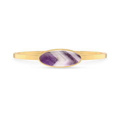 chevron amethyst rough bracelet