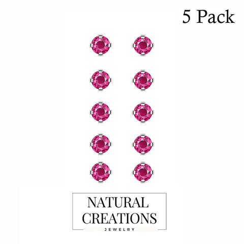 ruby earrings 
