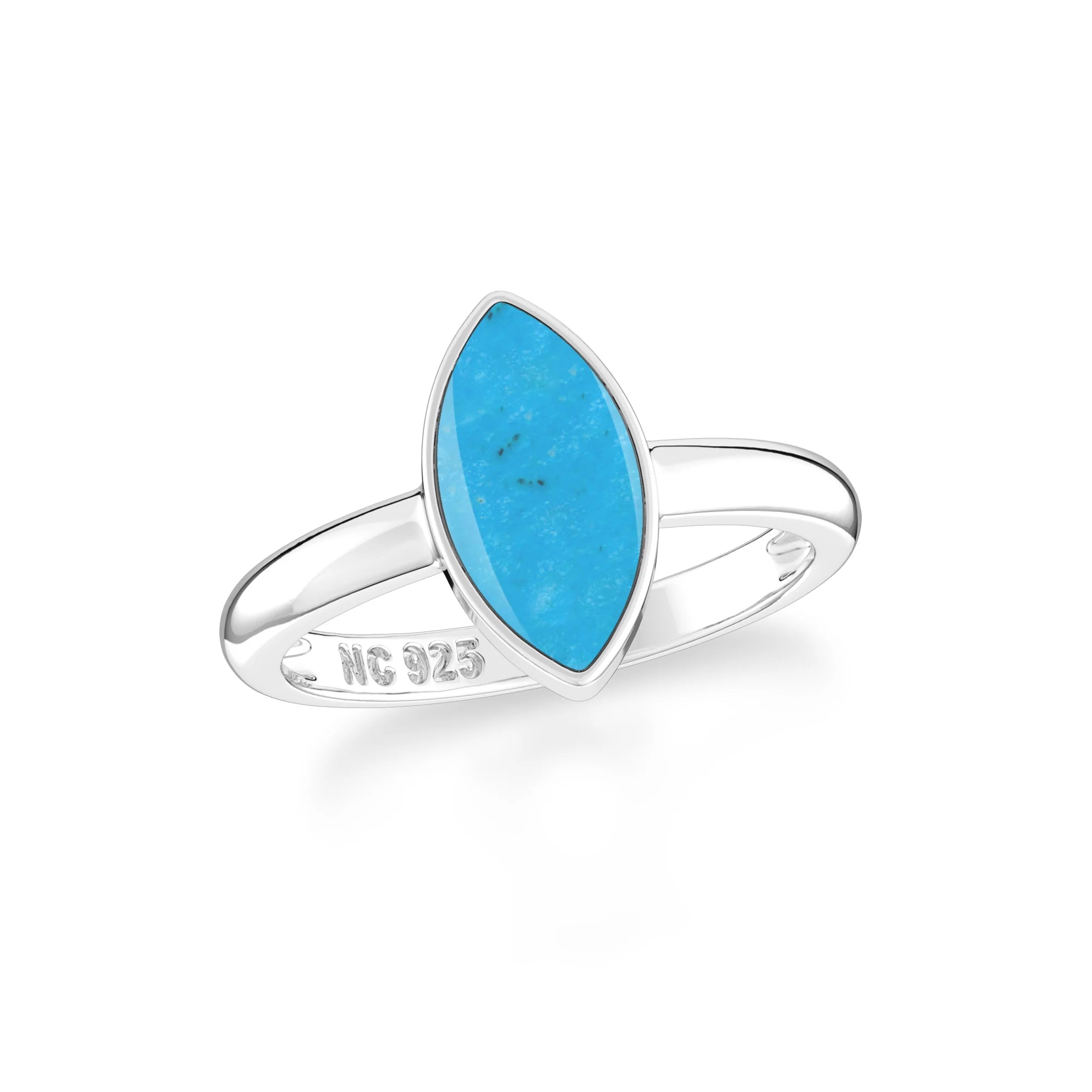 turquoise bezel-set ring