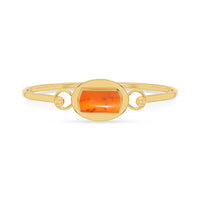 amber rough bracelet