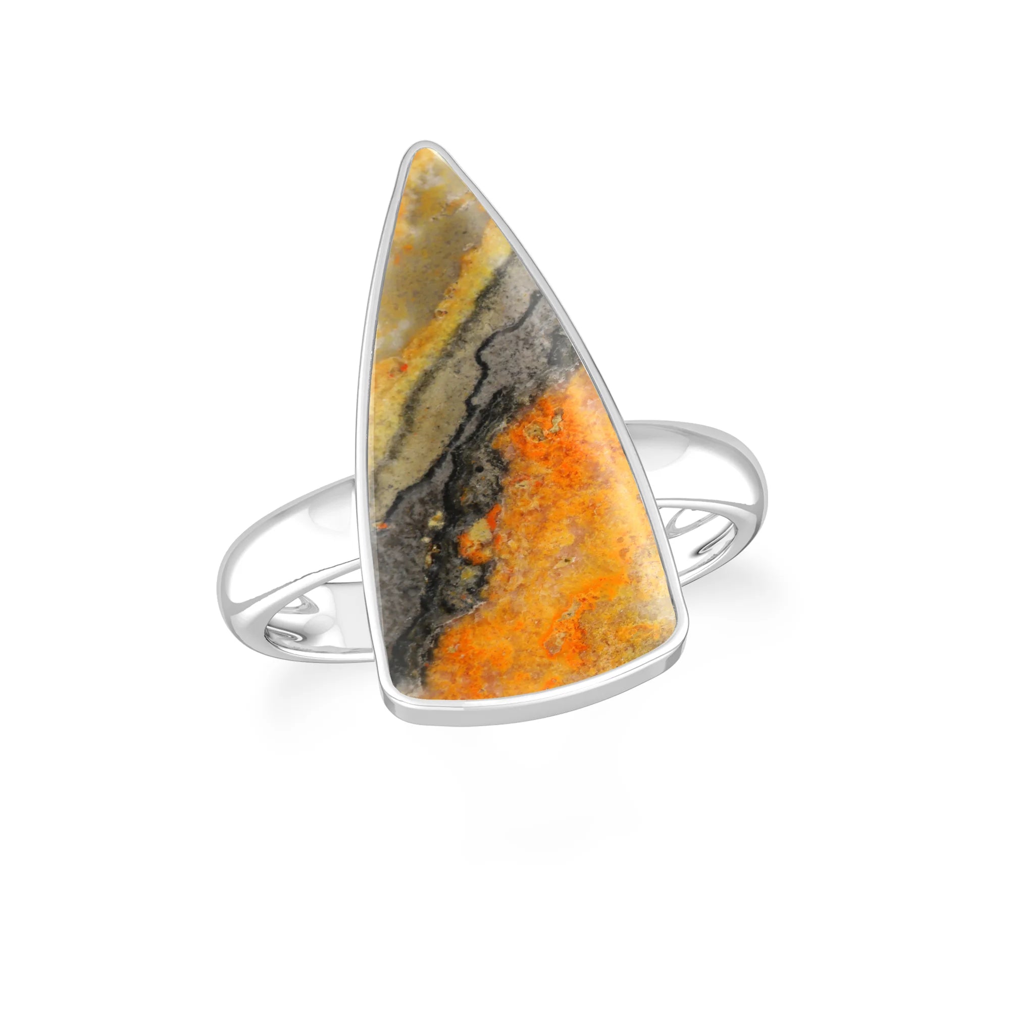 bumble-bee bezel-set ring