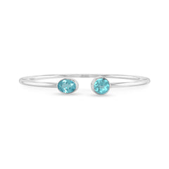 paraiba apatite cut bracelet