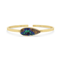 azurite malachite rough bracelet