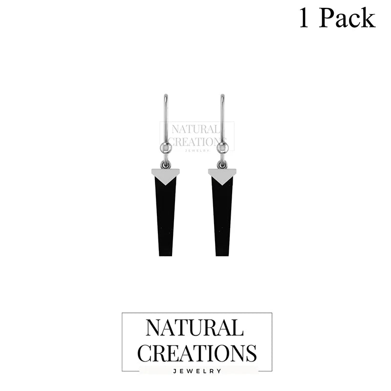black onyx earrings