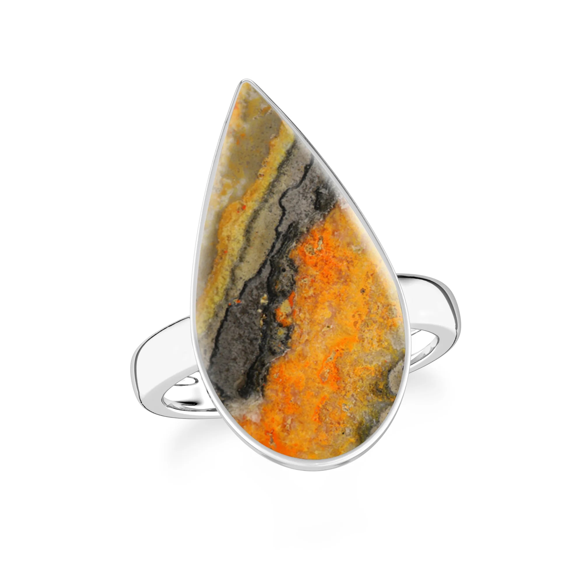 bumble-bee bezel-set ring