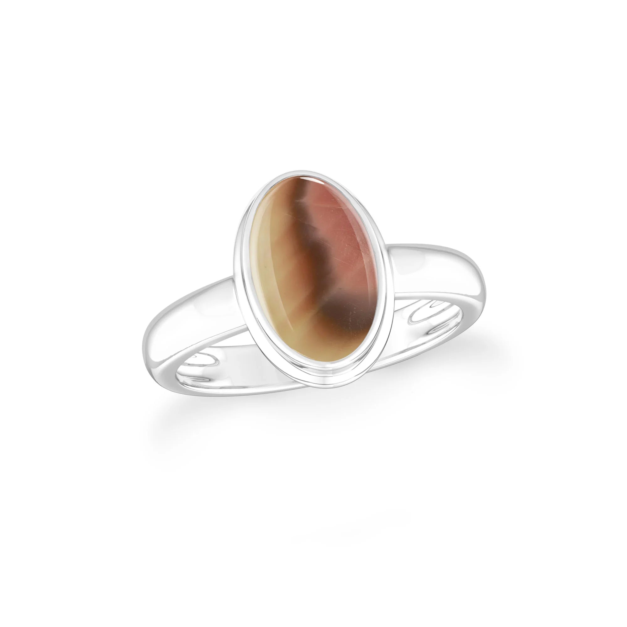 imperial-jasper bezel-set ring