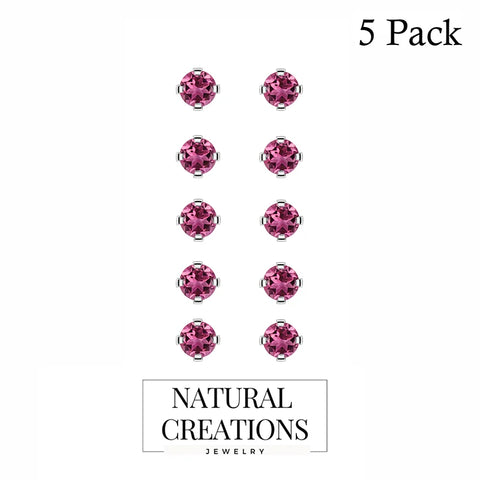 pink tourmaline earrings 
