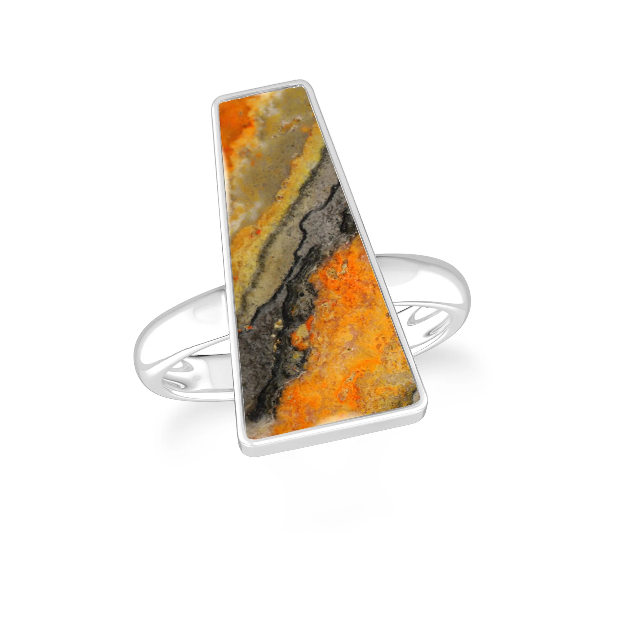 bumble-bee bezel-set ring