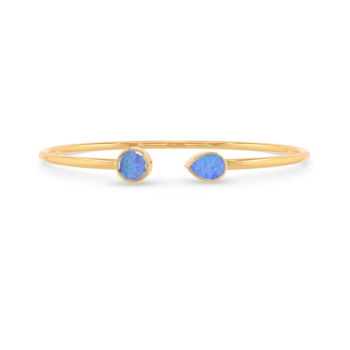 australian opal cab bracelet