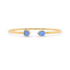 australian opal cab bracelet