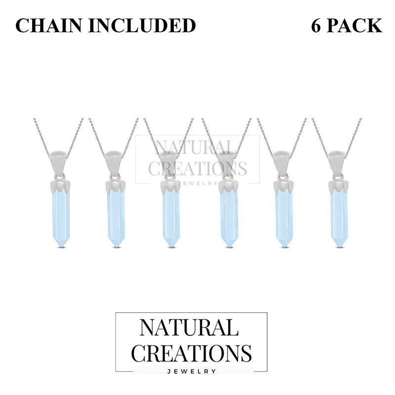 Aquamarine Pendant — NC925 Sterling Silver