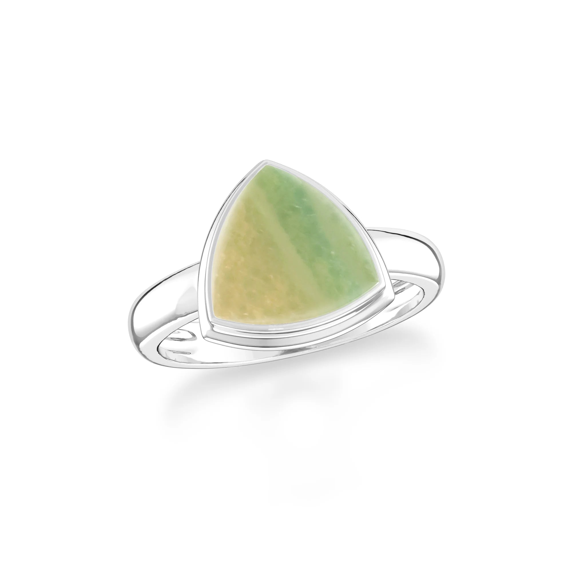 fluorite bezel-set ring