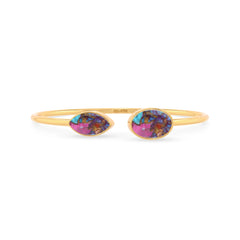 pink spiny oyster cab bracelet