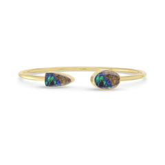 azurite malachite cab bracelet