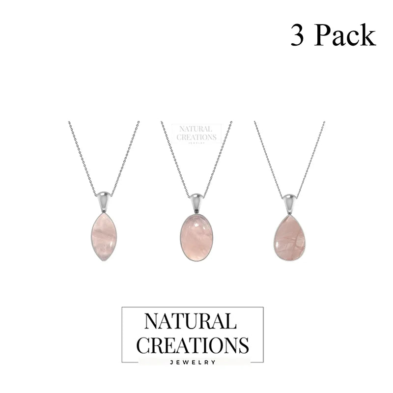rose quartz pendant