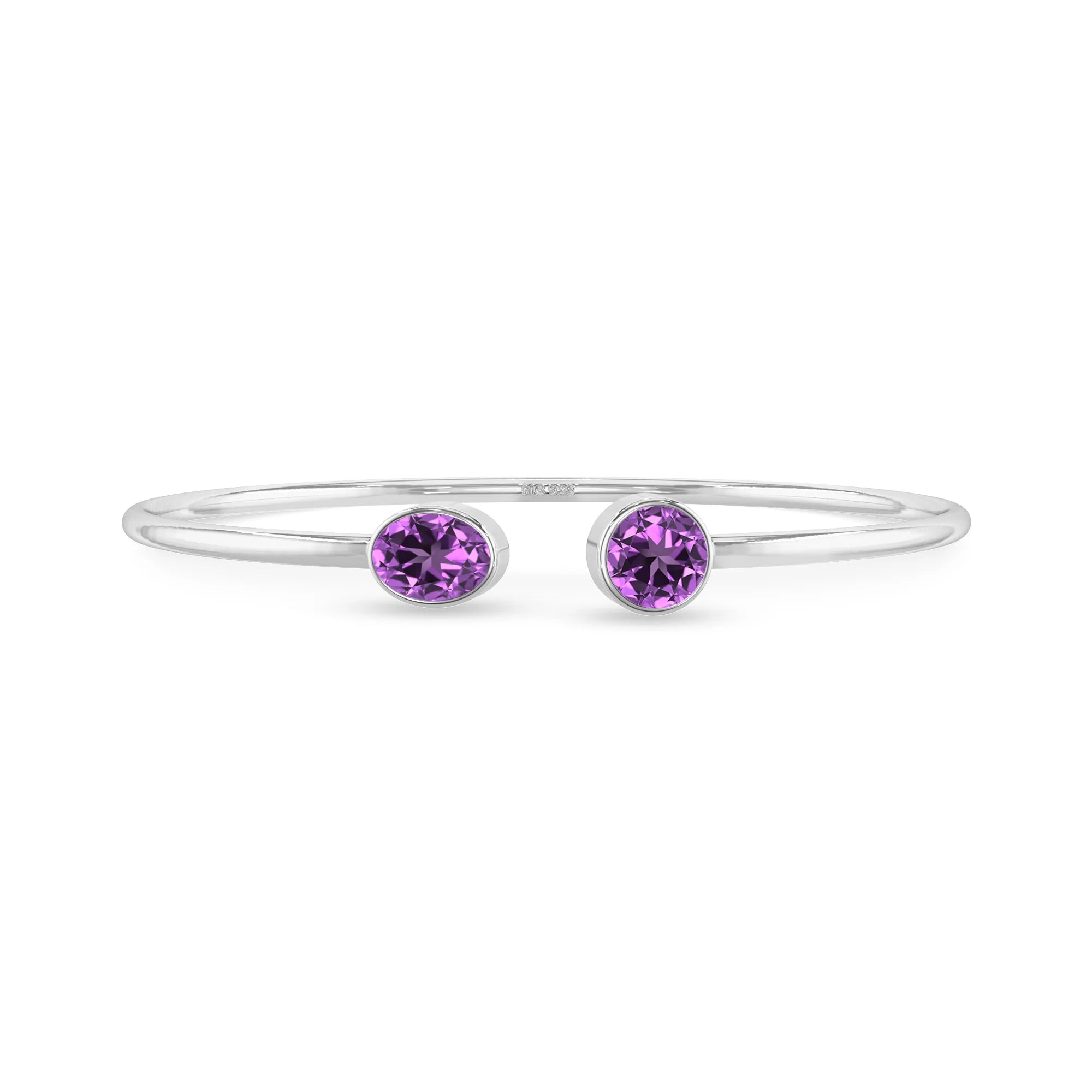 amethyst cut bracelet