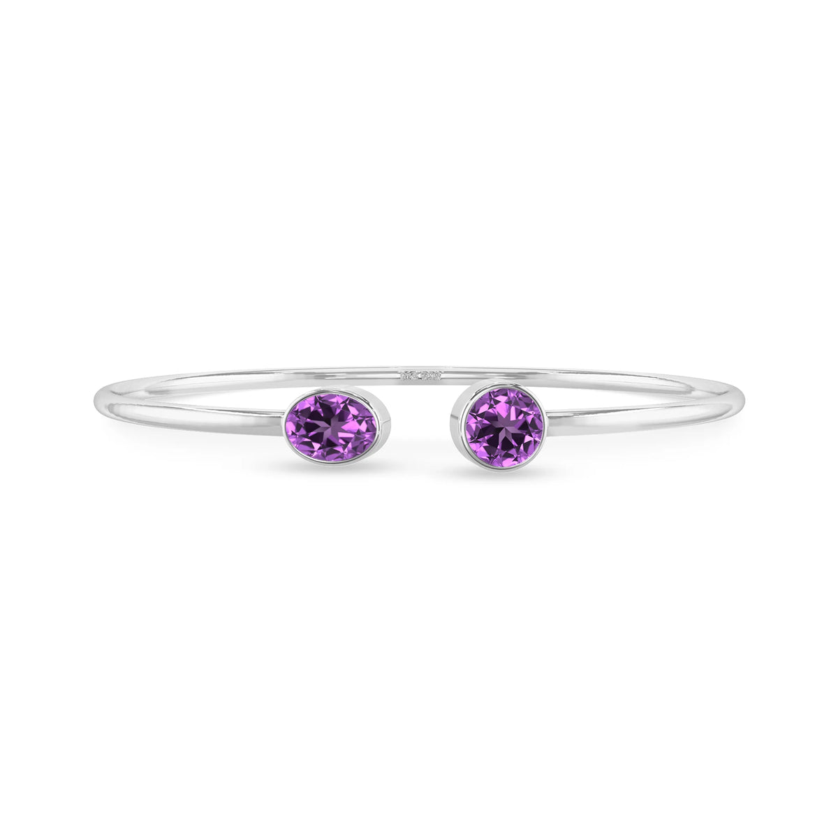 amethyst cut bracelet