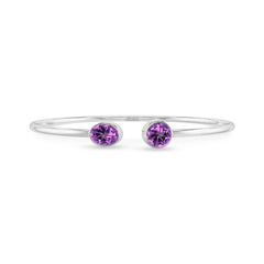 amethyst cut bracelet