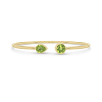 peridot cut bracelet