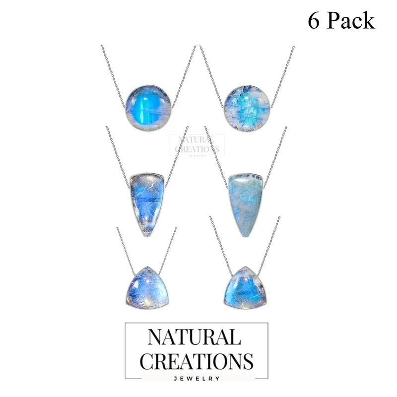 rainbow moonstone pendant