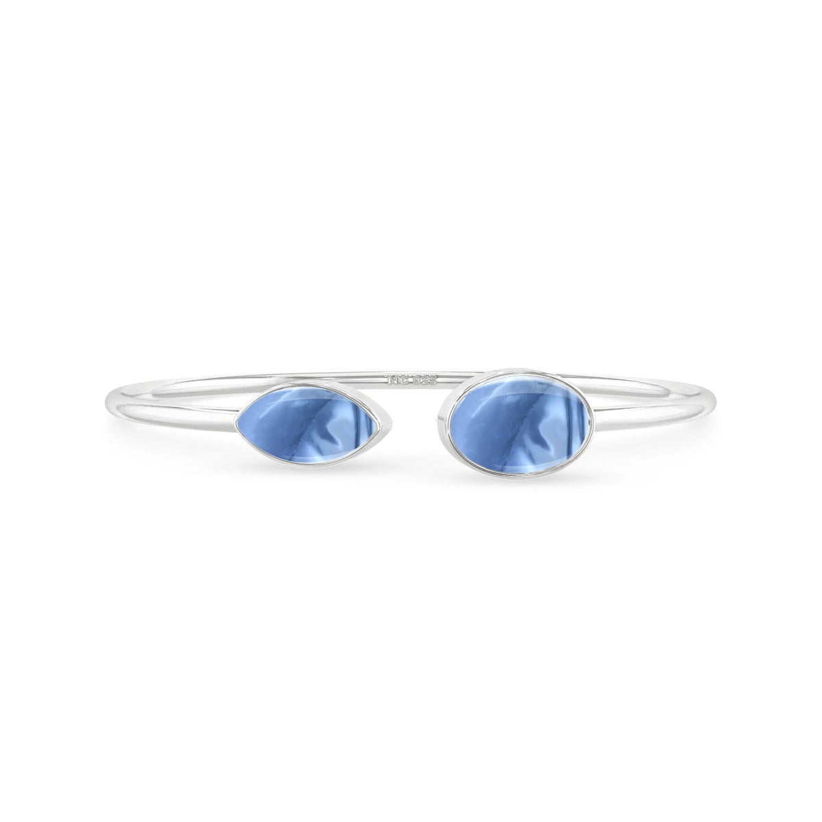 blue opal cab bracelet