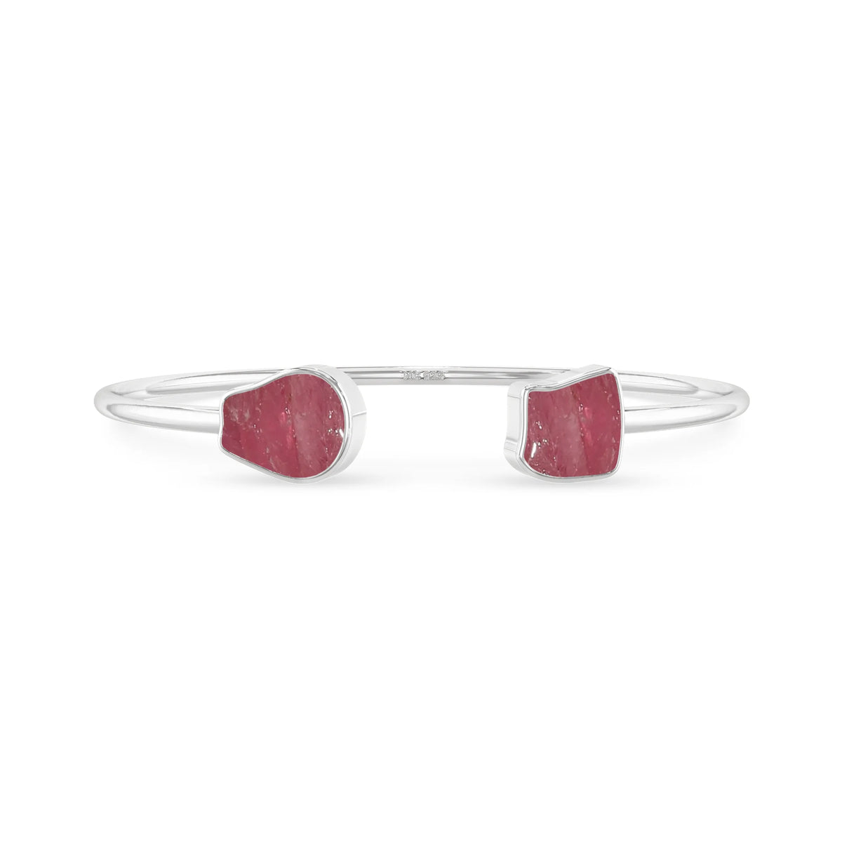 pink tourmaline twister bracelet