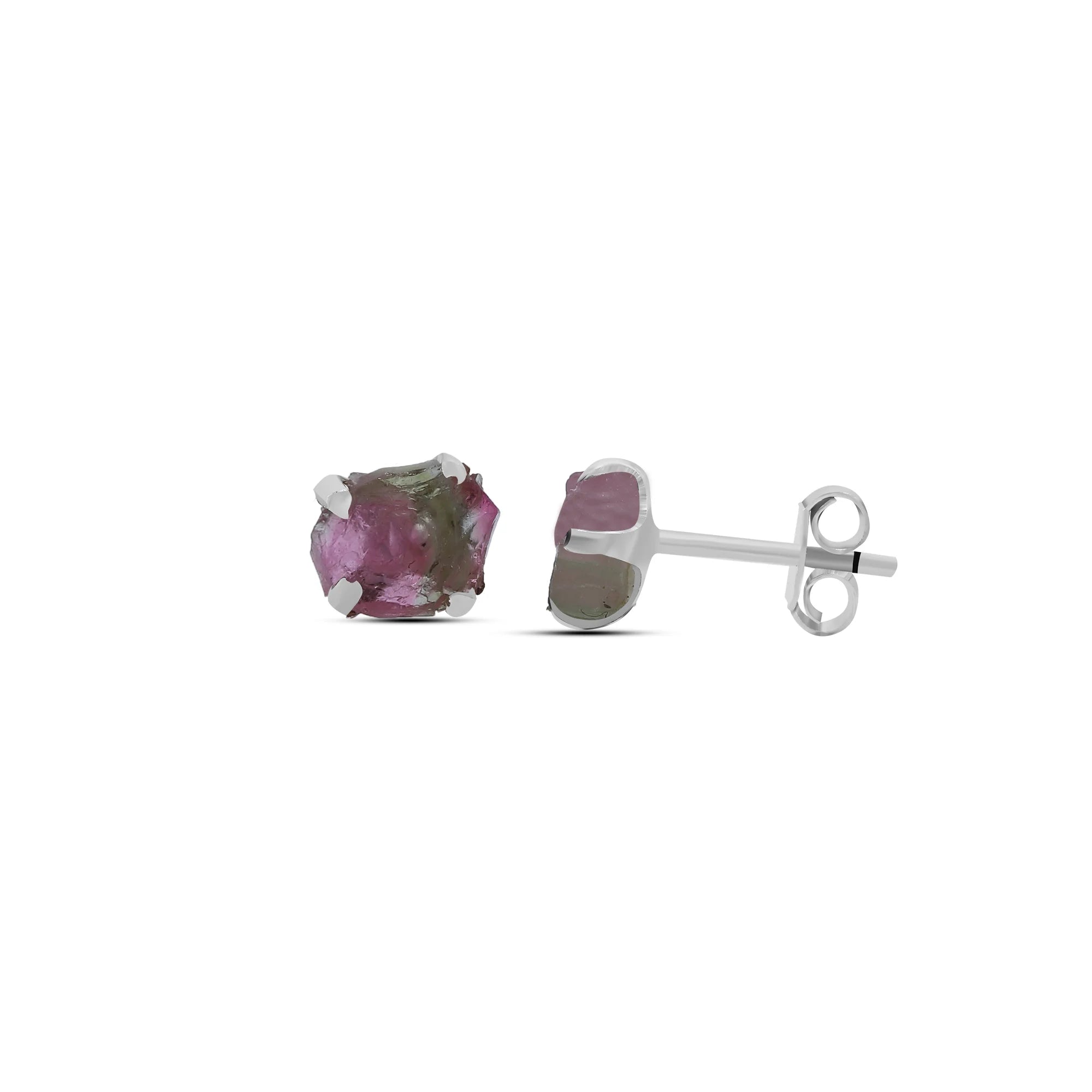 watermelon tourmaline earrings 