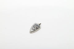 dendritic opal pendant